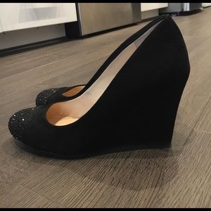 Jessica Simpson wedge suede heels